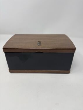 Lincoln Continental Walnut Wood Limited Edition Jewelry Box Brown Drawer Velvet